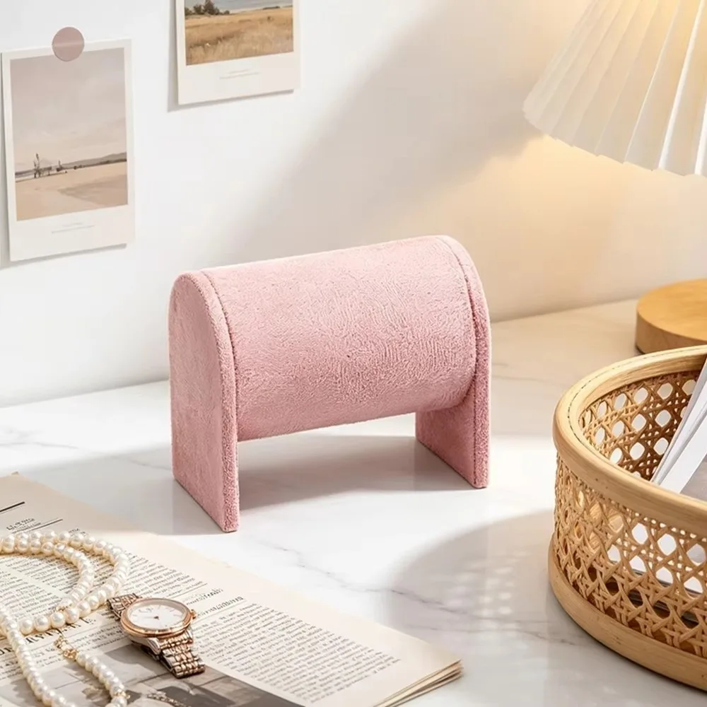 Small Pillow Shape Jewelry Display Stand Leather Headband Flannel Bracelet Display Pillow Counter Display Sponge Core