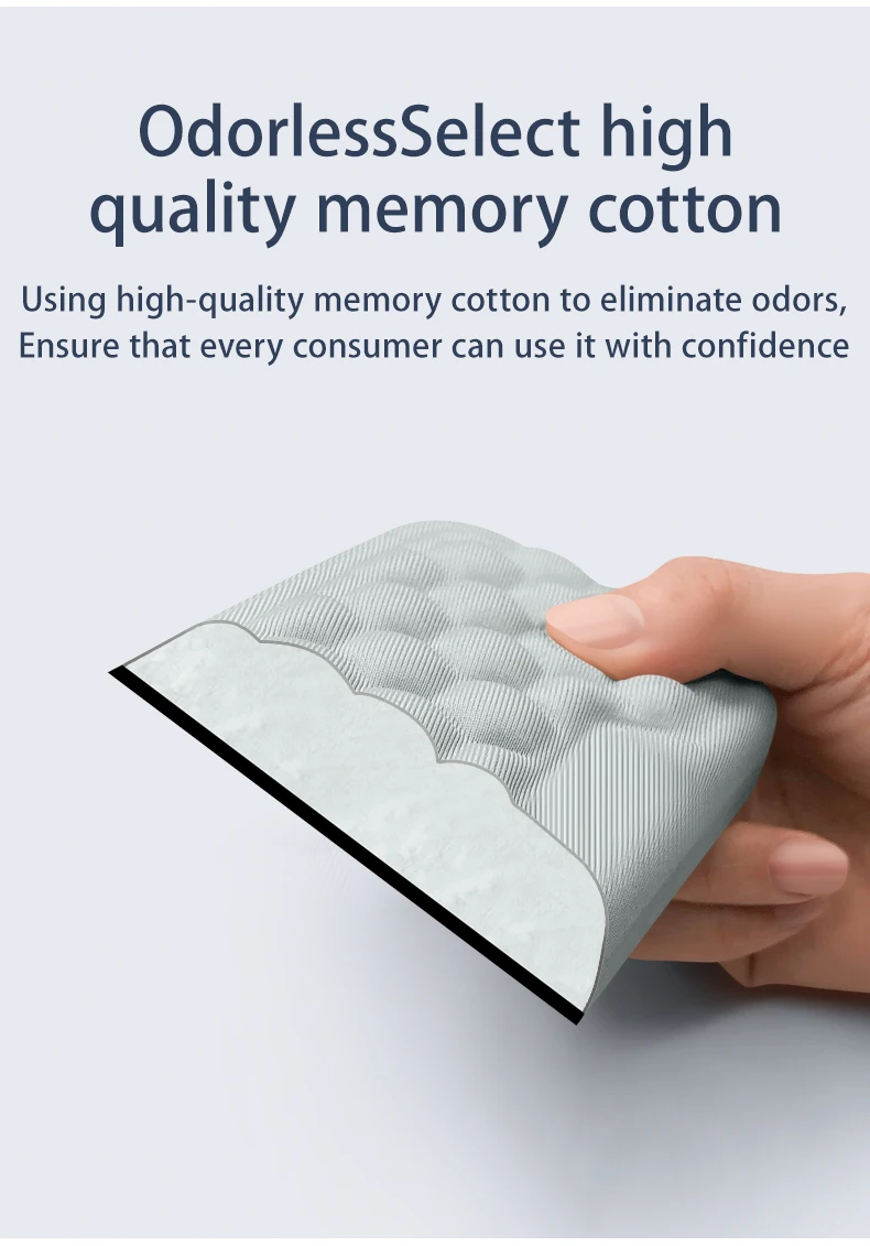 Tastatur Maus Handgelenk Rest Pad Memory Foam Hand Rest Unterstützung Unterstützung Ergonomische Handgelenk Kissen Pad Memory Foam Für Notebook Laptops – Detail 9