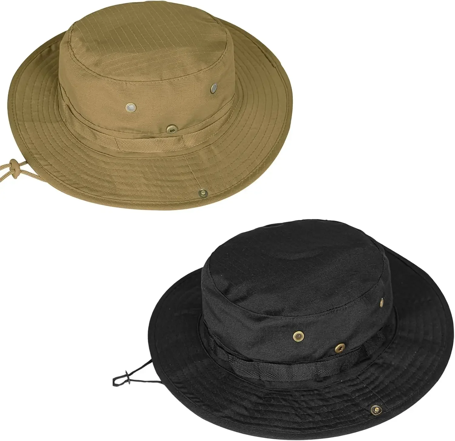 Rosoz Sun Hats for Men Women Boonie Hat UPF 50+ Bucket Hat Wide Brim UV Protection Fishing Hiking Safari Outdoor Hats Outdoor