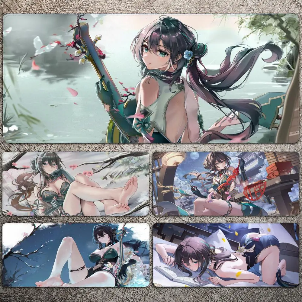 

Honkai Star Rail Ruan Mei Mousepad Large Gaming Mouse Pad LockEdge Thickened Computer Keyboard Table Desk Mat