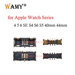 WAMY 1Pcs Battery FPC Connector Flex Cable Contact Plug Jack For Apple Watch Series 4 5 6 SE S4 S6 S5 40mm 44mm