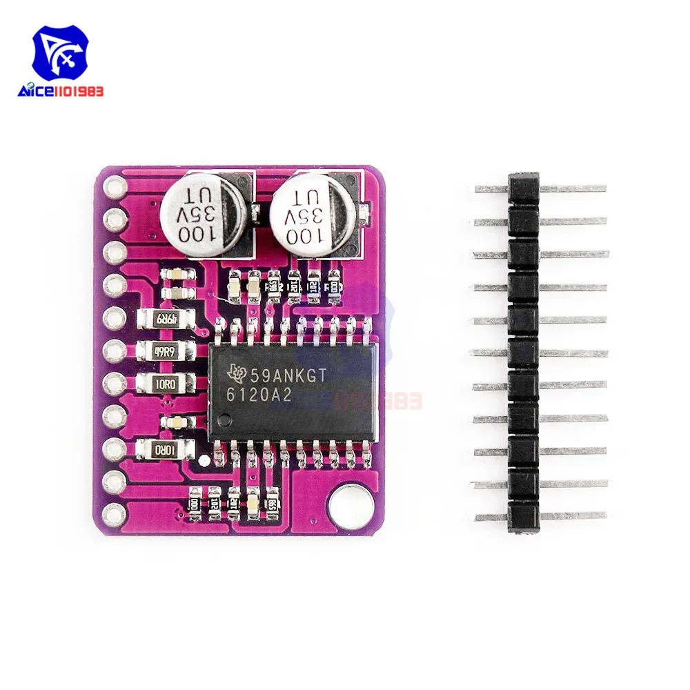 CJMCU-612 High Fidelity Stereo Headphone TPA6120 Amplifier Board Low Power Audio Amplifier Module with Pin