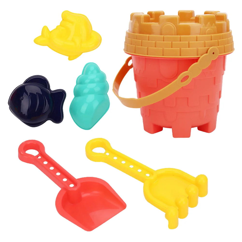 Balde de praia kit de brinquedo de areia baldes fornecimento de verão crianças brinquedos crianças escavar molde ao ar livre