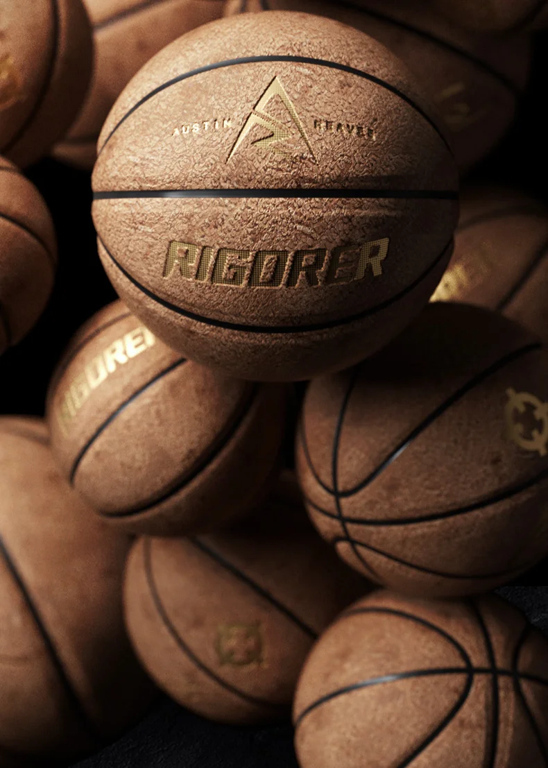 リゴールバスケットボール No. 7 PU Reaves 共同ブランドの大人用吸湿発散性ゲーム固有の手触りの本物のアウトドア耐摩耗性ボール