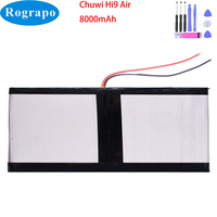 New 3.7V 8000mAh Tablet Battery For Chuwi Hi9 Air Hi9Air 10.1 Inch / CWI546 PC 2 Wire + Free Tools