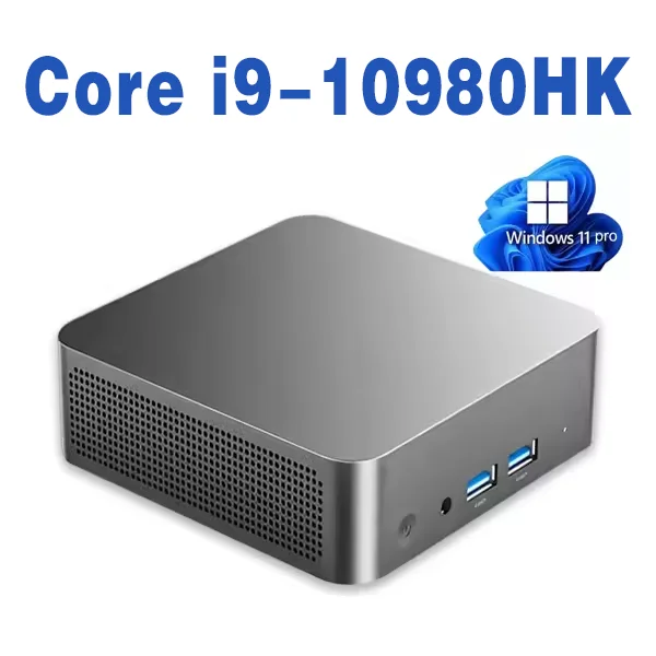 2026 Mini PC Core i9-10980HK Windows 11 Desktop PC Gaming Computer 16GB/32GB DDR4 1TB SSD WiFi 6 BT 5.2 4K Draagbare games pc