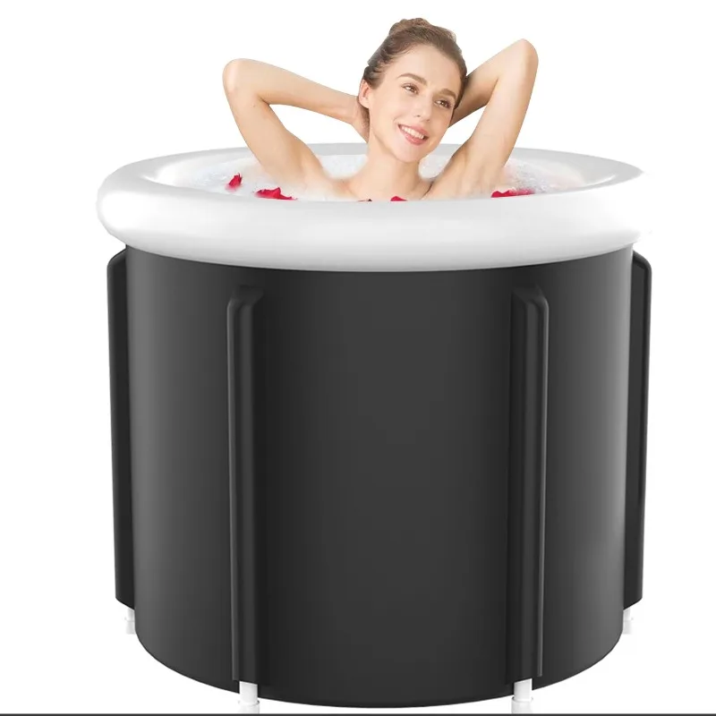 Ice Bath Bucket Bath Cold Water Soothing Training Portable Ice Bath for Athletes Adult Household Folding Spa Soak Bathtub