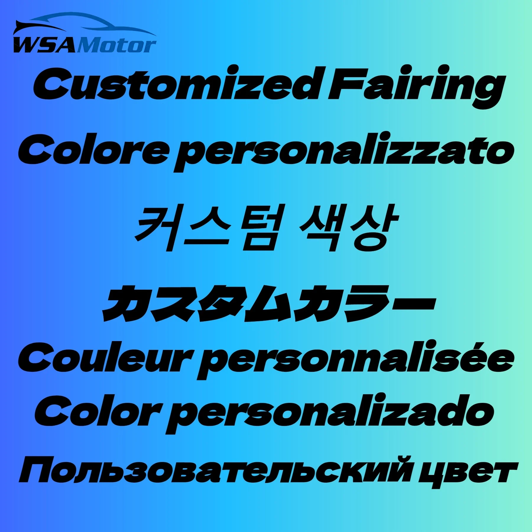 New ABS Fairing Kit - Make Difference And Cost WSA