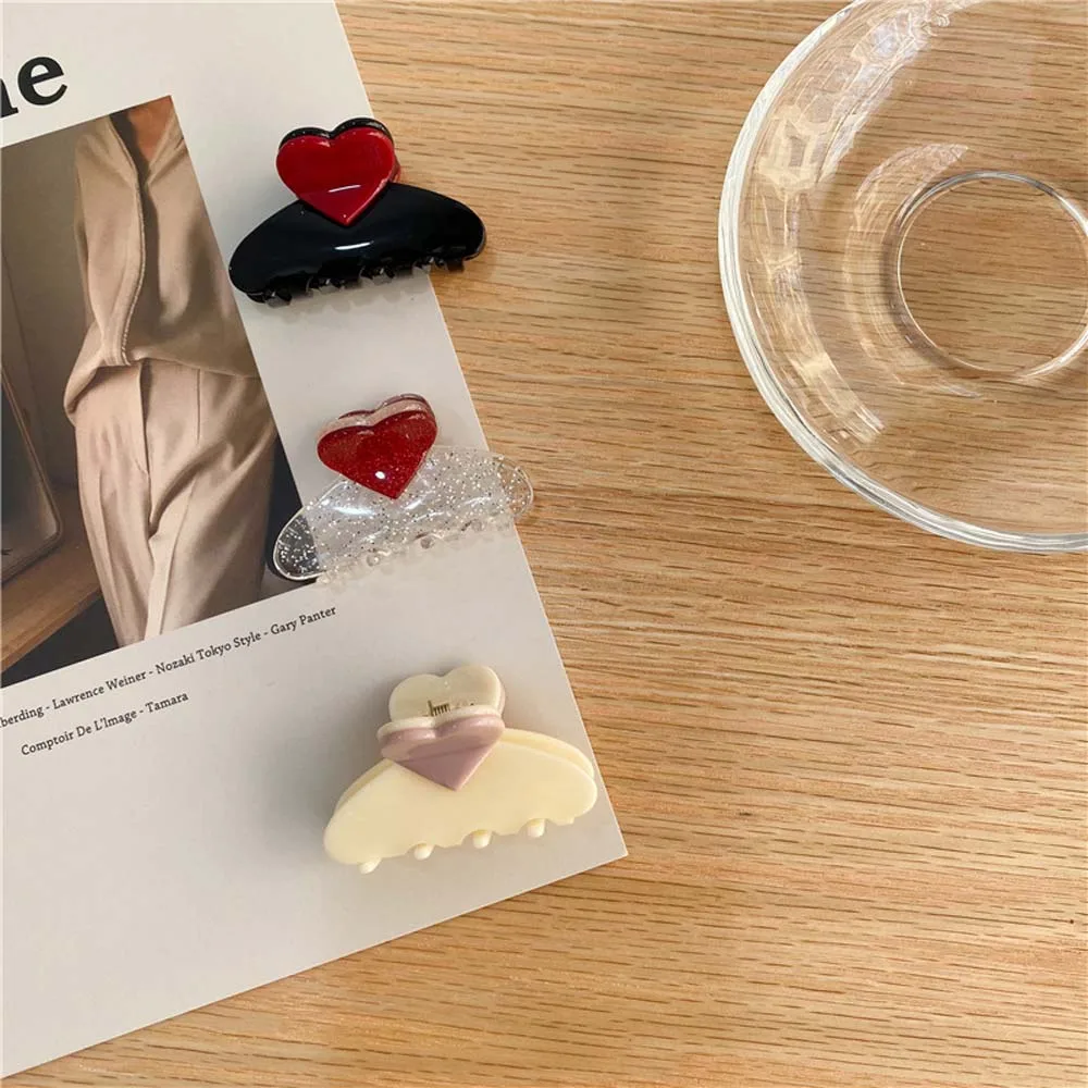 

Cute Simple Women Medium Fashion Girls Acrylic Hairpin Barrette Hair Claw