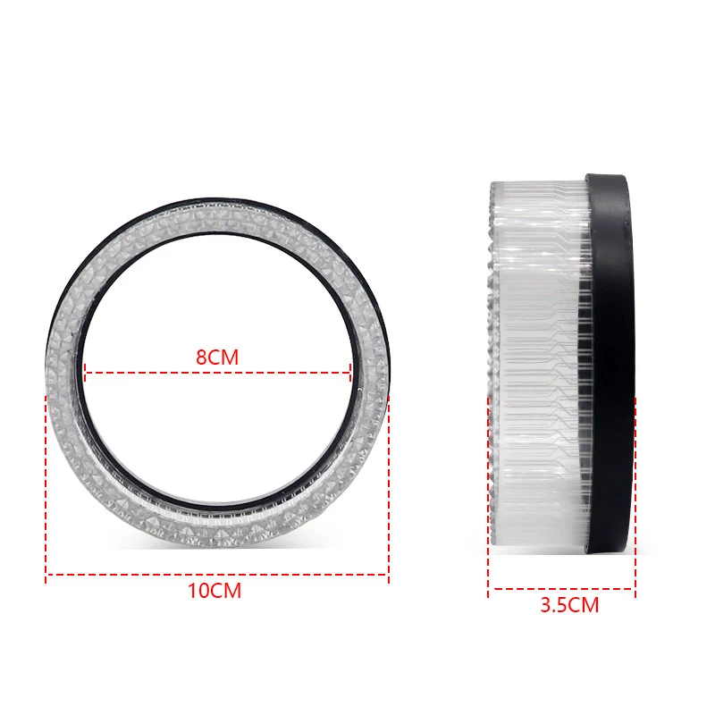 Integrated for Bluetooth Control I83.0inch Angel Eyes DRL Modified Headlight Lens New Car Decoration Others Car Light