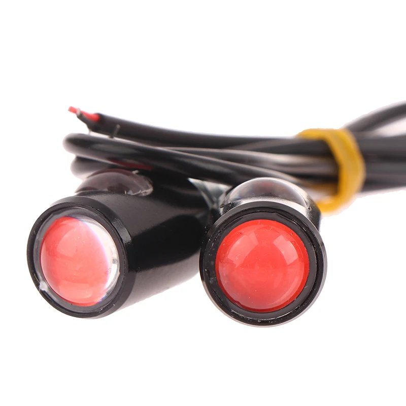 2Pcs Motorcycle License Plate Light DC12V Led Car Tail Bulb Lens High Power Screw Bolt Bulbs Lamps Motorbike Accessories