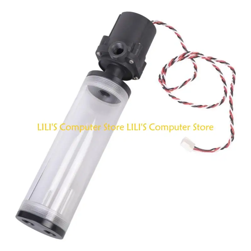 A52B Pompa Acqua G1/4 Filettatura Xhc8+160Mm Cilindro Computer Acqua per Serbatoio 12V 19W PC Wa