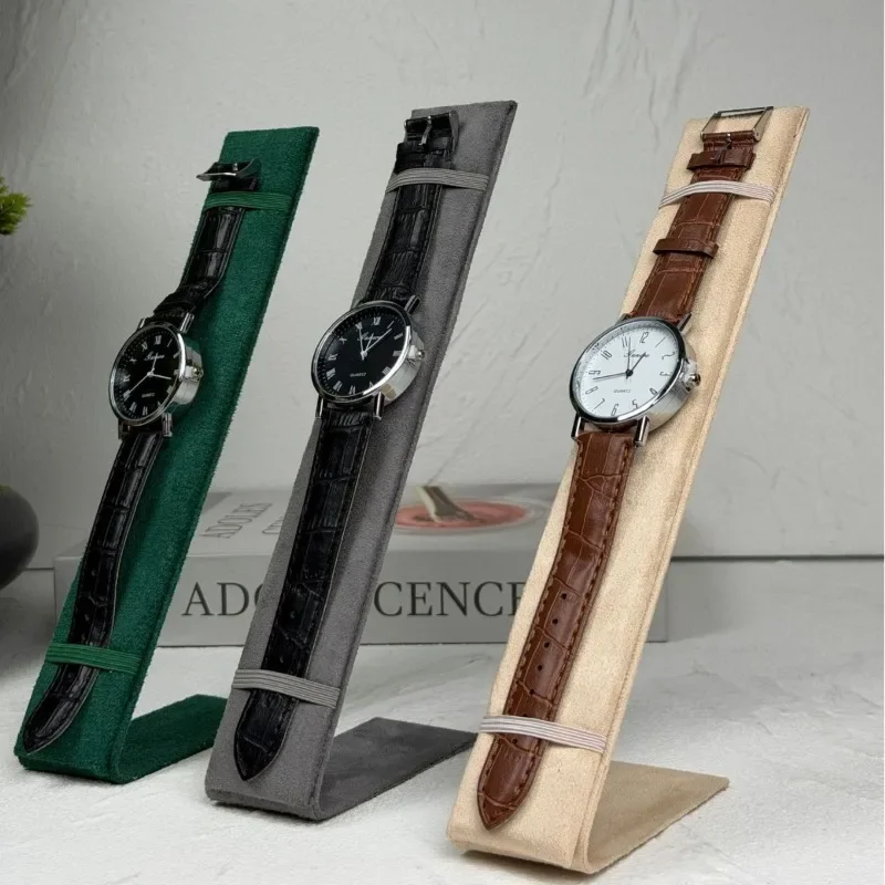 Flannel Watch Stand Exhibitor Counter Showcase Holder Luxury Jeweler Commercial Use Storage Shelf Bracelet Watches Display Rack