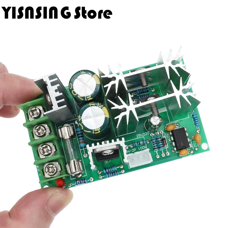 Controle De Velocidade Do Motor PWM, Interruptor Controlador De Velocidade Do Motor, Regulador De Tensão Atual, Módulo De Acionamento De Alta Potência, DC 10-60V, 20A