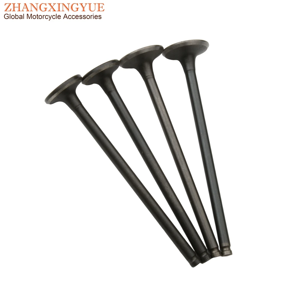 Zawory dolotowe i wydechowe do skuterów 4PC do Yamaha MT VP X-City WR 125 R YP 125R X-Max YZF R125 1B9-E2121-00 5YP-E2111-01 4T