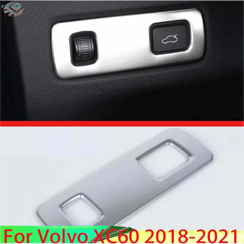 

Для Volvo XC60 2018 2019 2020 2021, автомобильные аксессуары, АБС-пластик, хромированная кнопка переключения фар, панель управления, накладка, рамка