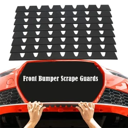8pcs Black Bumper Guard Scrape Protector For AUDI/BMW/Lexus/Benz/Golf/Toyota/Subaru Under Bumper Anti-Skid Stickers