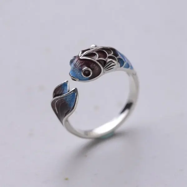 Women's Korean Style Adjustable Angel Wings Ring