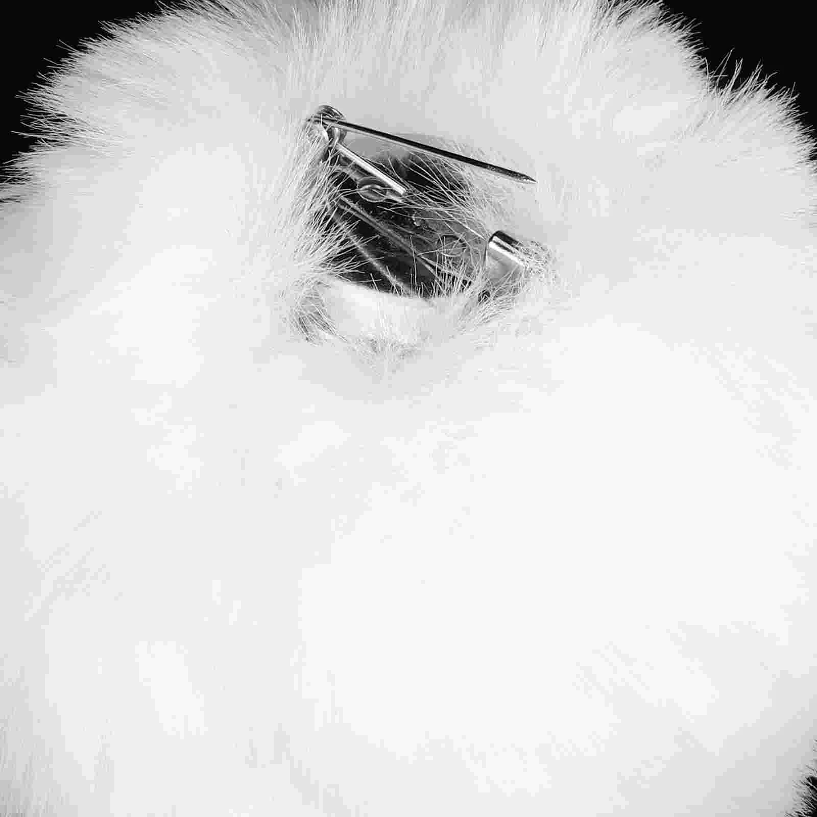 2 Stuks Konijnenstaart Voor Kostuum Konijn Pluche Bal Accessoire Staarten Miss Witte Gothic Kleding