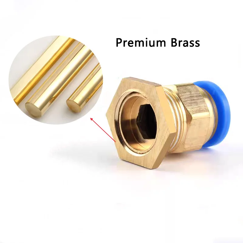 5 قطعة/الوحدة النحاس عرافة المكسرات BSP 1/8 1/4 3/8 1/2 الموضوع سداسية عرقوب غطاء النحاس عرافة قفل المكسرات وصلة أنابيب