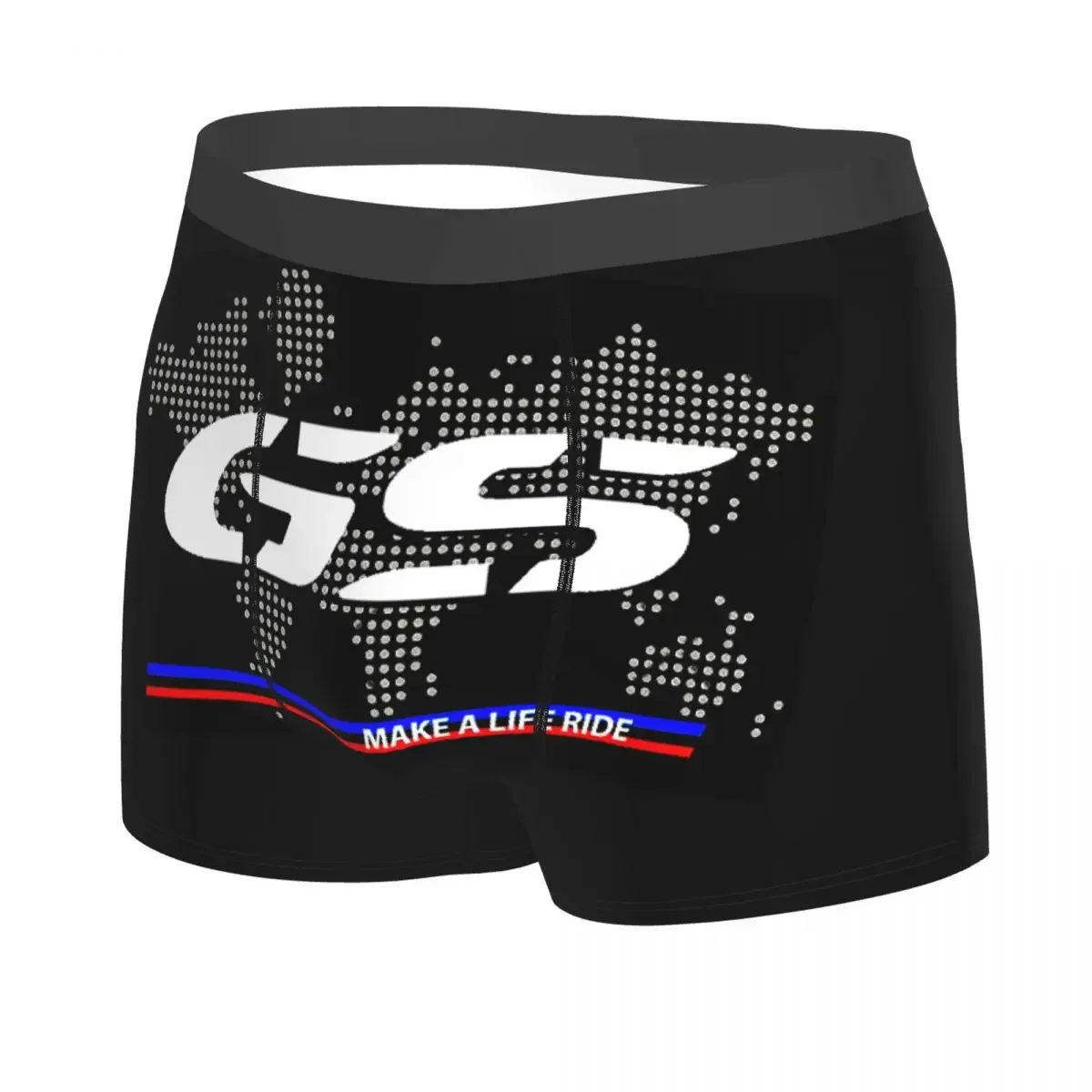 Nieuwigheid Gs Motorfiets Adventure Boxers Shorts Slipje Mannelijke Onderbroek Stretch Motorrad Biker Slips Ondergoed