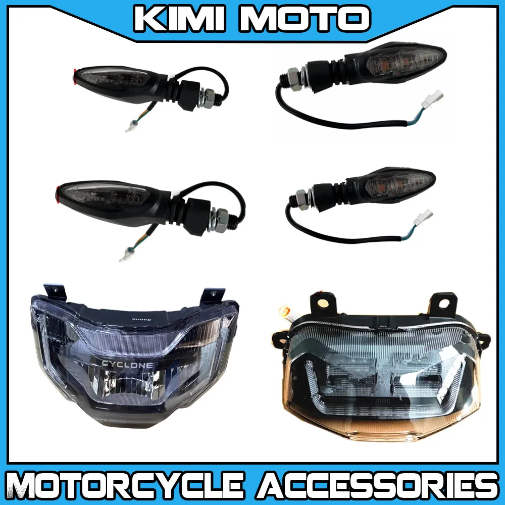 

For Cyclone RX401 Motorcycle LED Headlight Taillight SR400GY-2C Front Turn Signal Rear Turn Signal Original Accessories