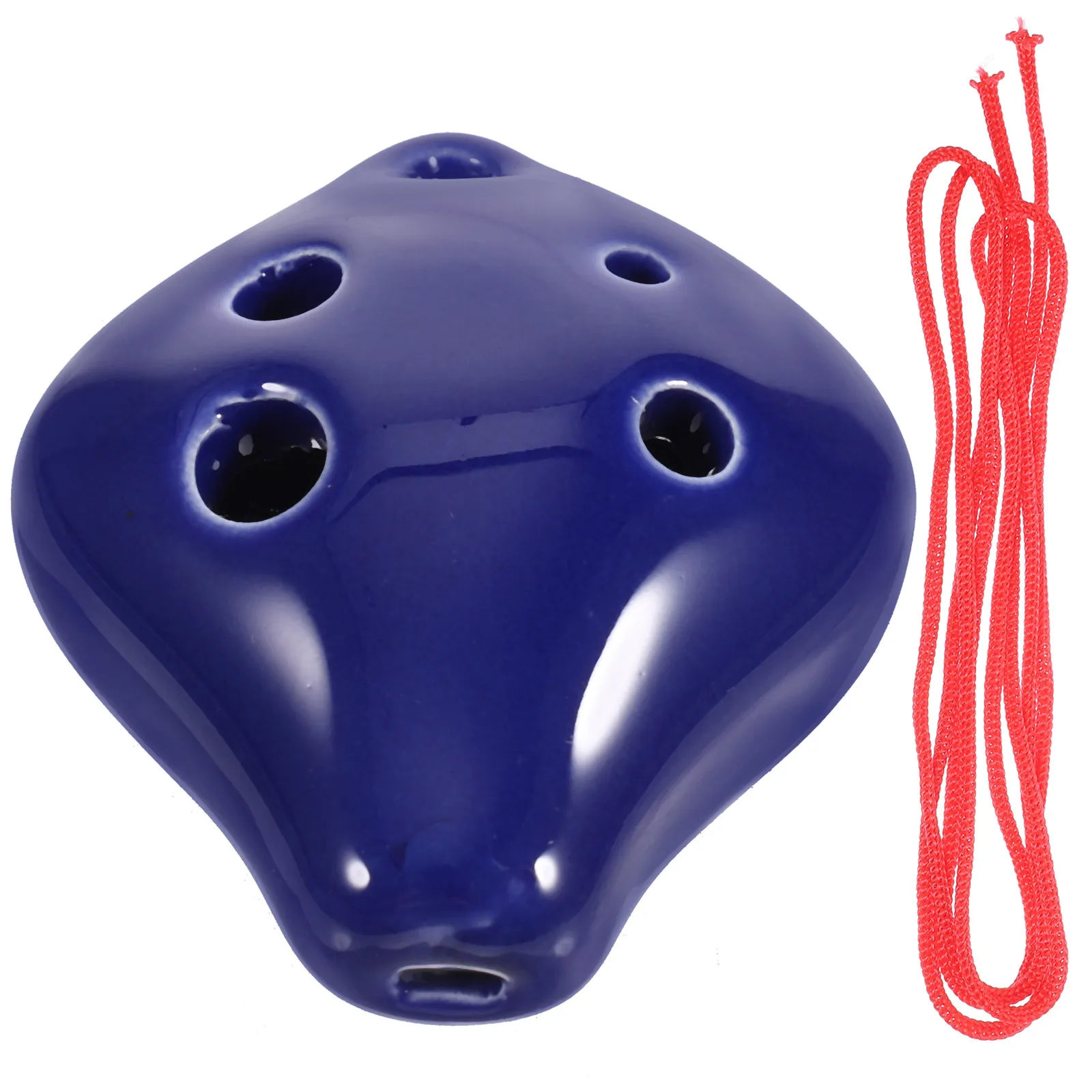 Small 6 Holes Ceramic Ocarina Portable Beginner Music Instrument for Adults Gift Ocarina for