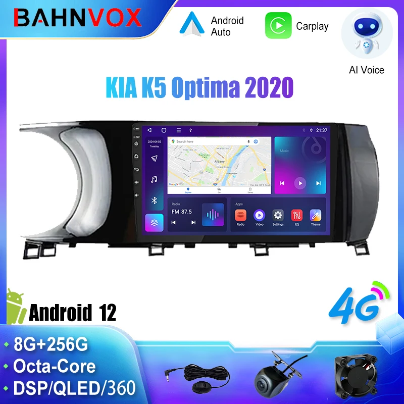 

10" Android Car Radio for KIA K5 Optima 2020 GPS Navigation Multimedia Video Player Stereo Carplay Head Unit Tape recorder 4G