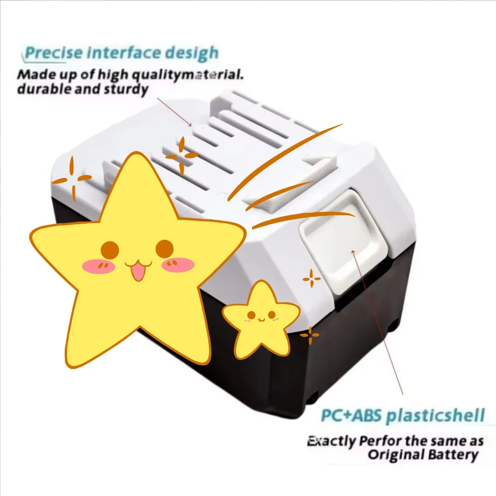 

Makita BL1840G 18V Rechargeable Lithium Battery 6000/10000mAh Compatible with BL1813G BL1820G Cordless Power Tool Battery