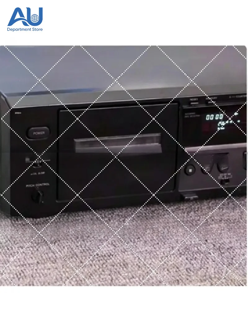 Double Cassette Deck with Electric Logic Control for Dubbing Recording HiFi Stereo Tape Player