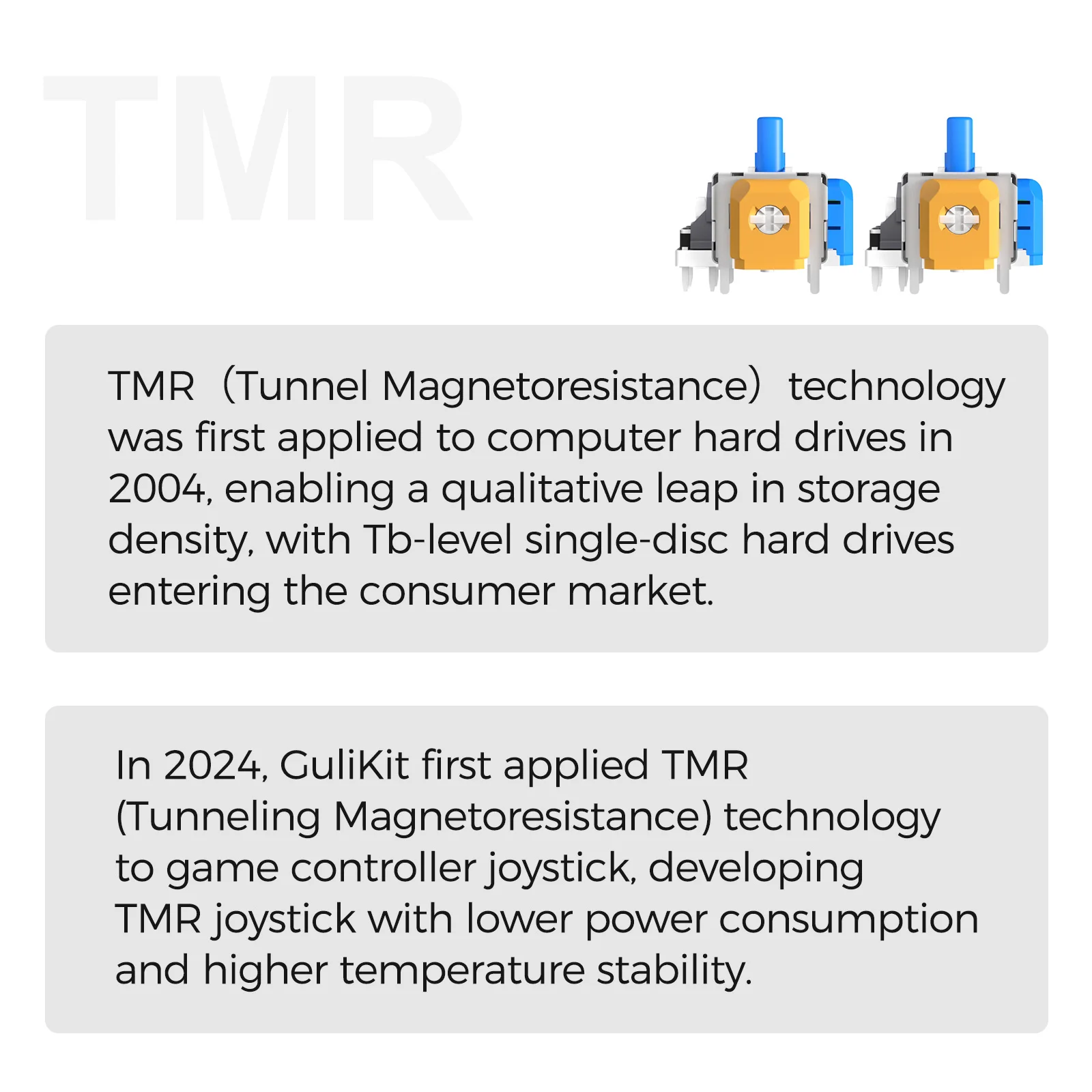 HALLPI TMR Joystick elektromagnetik untuk PS4 PS5 Gamepad untuk Switch Pro Xbox Series Controller perbaikan pengganti