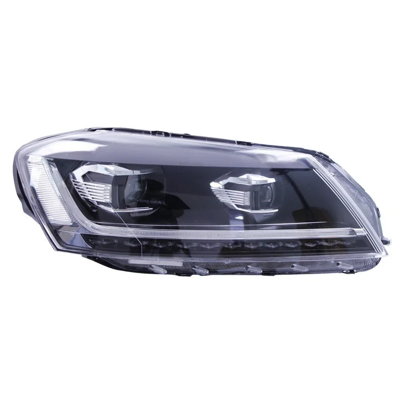for Volkswagen 12-16 Magotan Headlight Assembly Modifying Daytime Running Lights Flowing Light Turning Lens Headlights