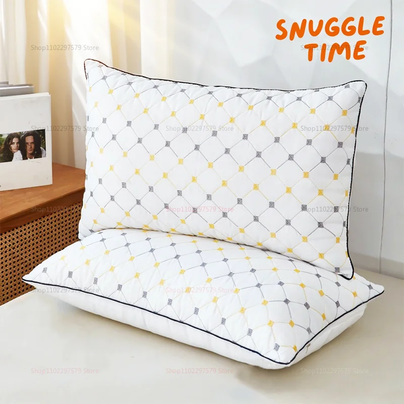 وسائد الفندق مصممة خصيصًا لحماية العمود الفقري العنقي ومساعدة النوم للاستخدام المنزلي وسادة واحدة