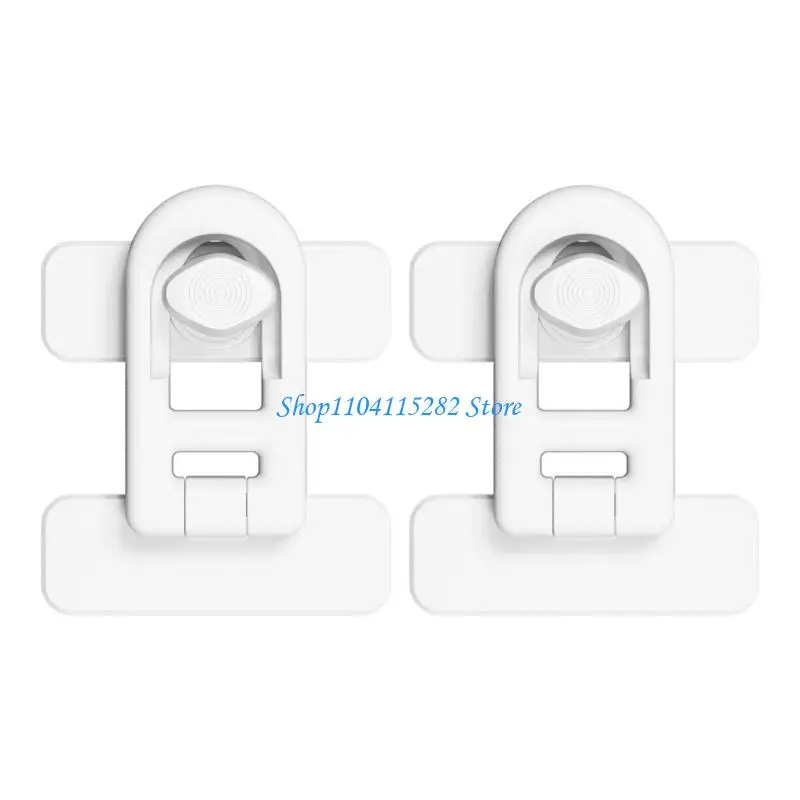 Vibration Proof Campers Fridge Door Lock ABS Universal Cabinet Door Locker Secure Closure for Bumpy Road Trips