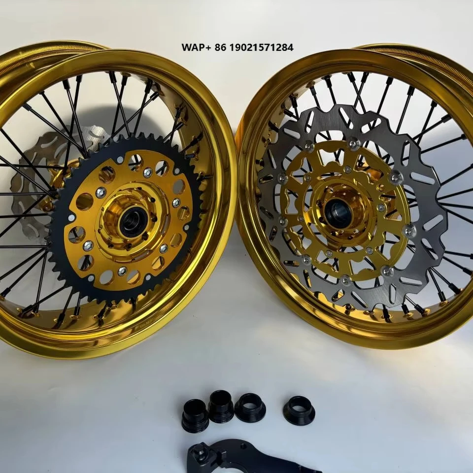 

High Quality and High Hardness Motorcycle Wheels for 2003-2025 Supermoto for EXC/SXF 125CC-525CC New Condition