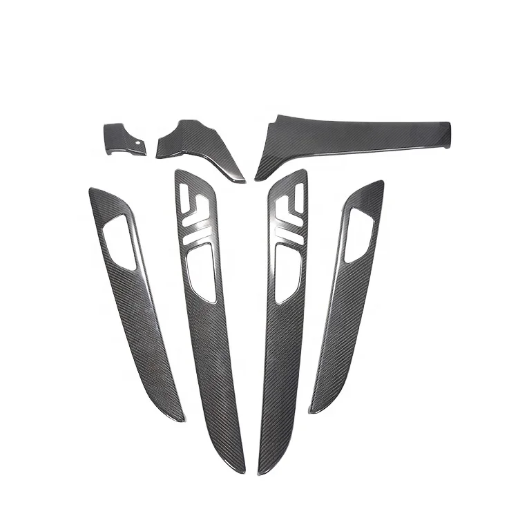 

True Dry Carbon Fiber Car Interior Trim Instrument Panel Cover Door