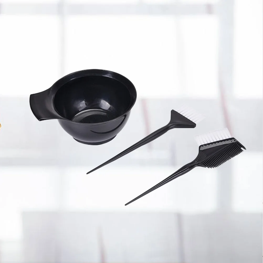 مجموعة صبغ الشعر مكونة من 3 قطع تتضمن فرش توزيع وعاء التلوين لصالونات التجميل المنزلية ذاتية الصنع بدون تجربة تلوين متاعب مجموعة قابلة لإعادة الاستخدام #5