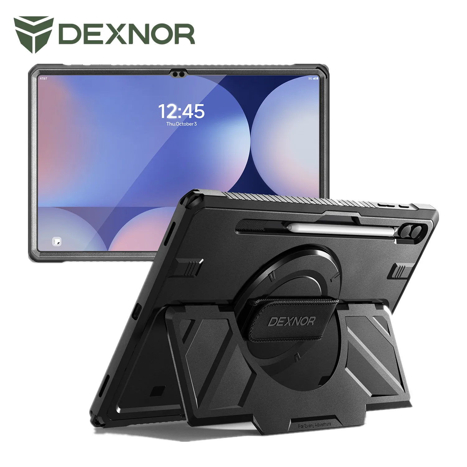 

Case for Samsung Galaxy Tab S10 Ultra/S9 Ultra/S8 Ultra 14.6 inch Case with 360° Rotating Hand Strap &Large Stand &S Pen Holder