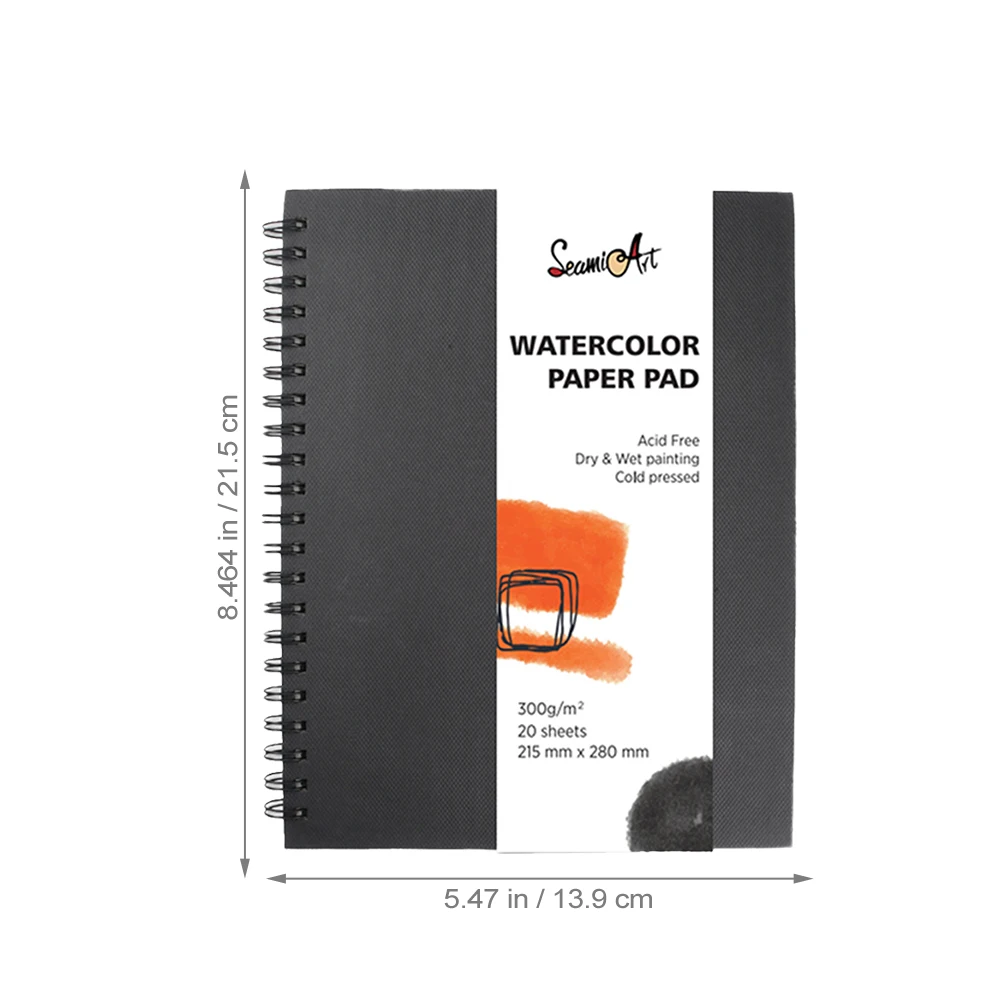 Imagem -06 - Caderno Espiral para Sketchbook Profissional Álbum para Desenho Papel Grosso Material Escolar Lápis Notepad Papelaria