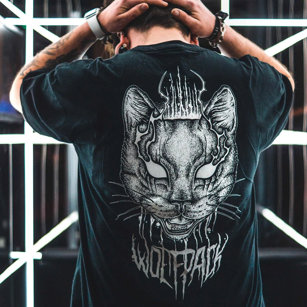 2026 new I Suck At Apologies Men's Oversized T-Shirt, Viking Axe Crossed Graphic, Heavy Cotton Norse Mythology Streetwear