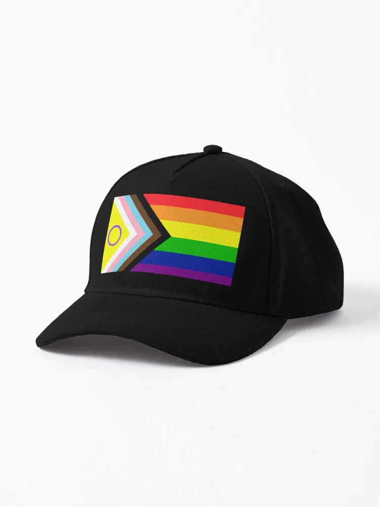 2021 Intersex-Inclusive Progress Pride Flag Cap For Women Men Hip Hop Cap Street Baseball Hat