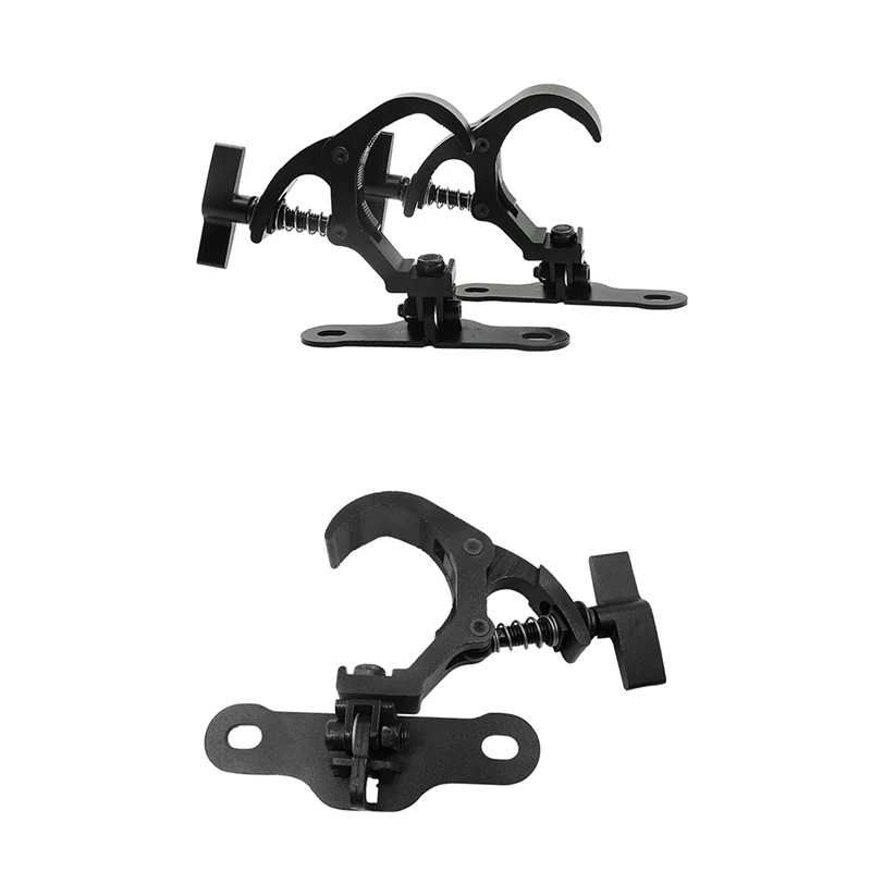 ●1Pair Aluminum Stage Light Hook Beam Moving Head Light Truss Clip Safety Load 150KG for DJ Disco Stage Equipment(B)-A57M