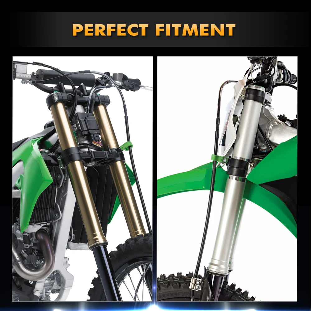 Motorcycle Accessories For Kawasaki KX250F 2017-2019 KX450F 2017-2018 KX450 2019-2021 CNC Front Brake Line Hose Clamp Holder