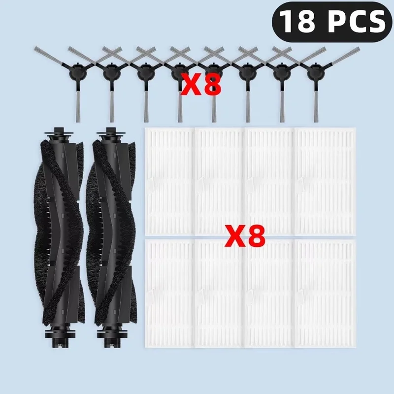 ◉For Q10 / Plus Replacement Parts Accessories Main Side Brush Filter