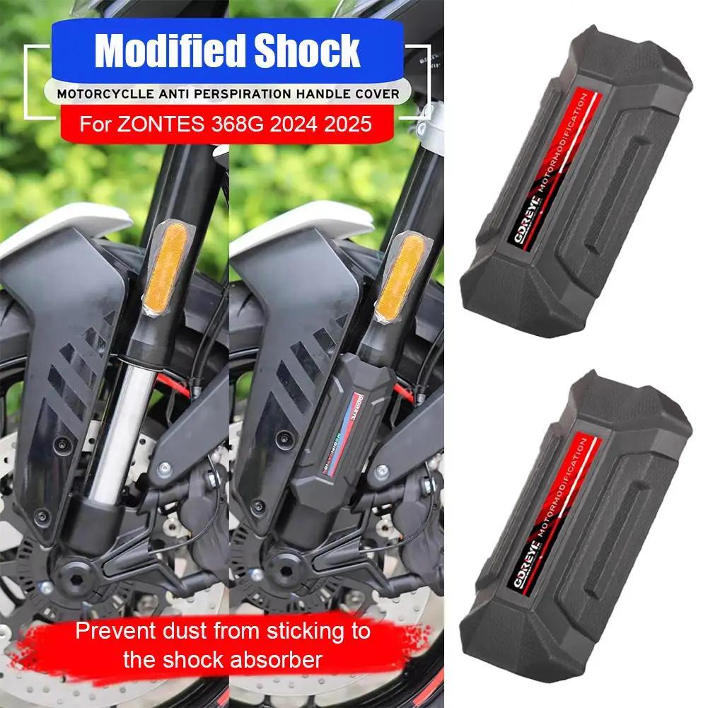 ل ZONTES 368G 2024 2025 اكسسوارات امتصاص الصدمات قطعة من نسيج الجبهة شوكة 368G ZONTES المنزلق حامي غطاء حماية أمامي K7Q1 #1