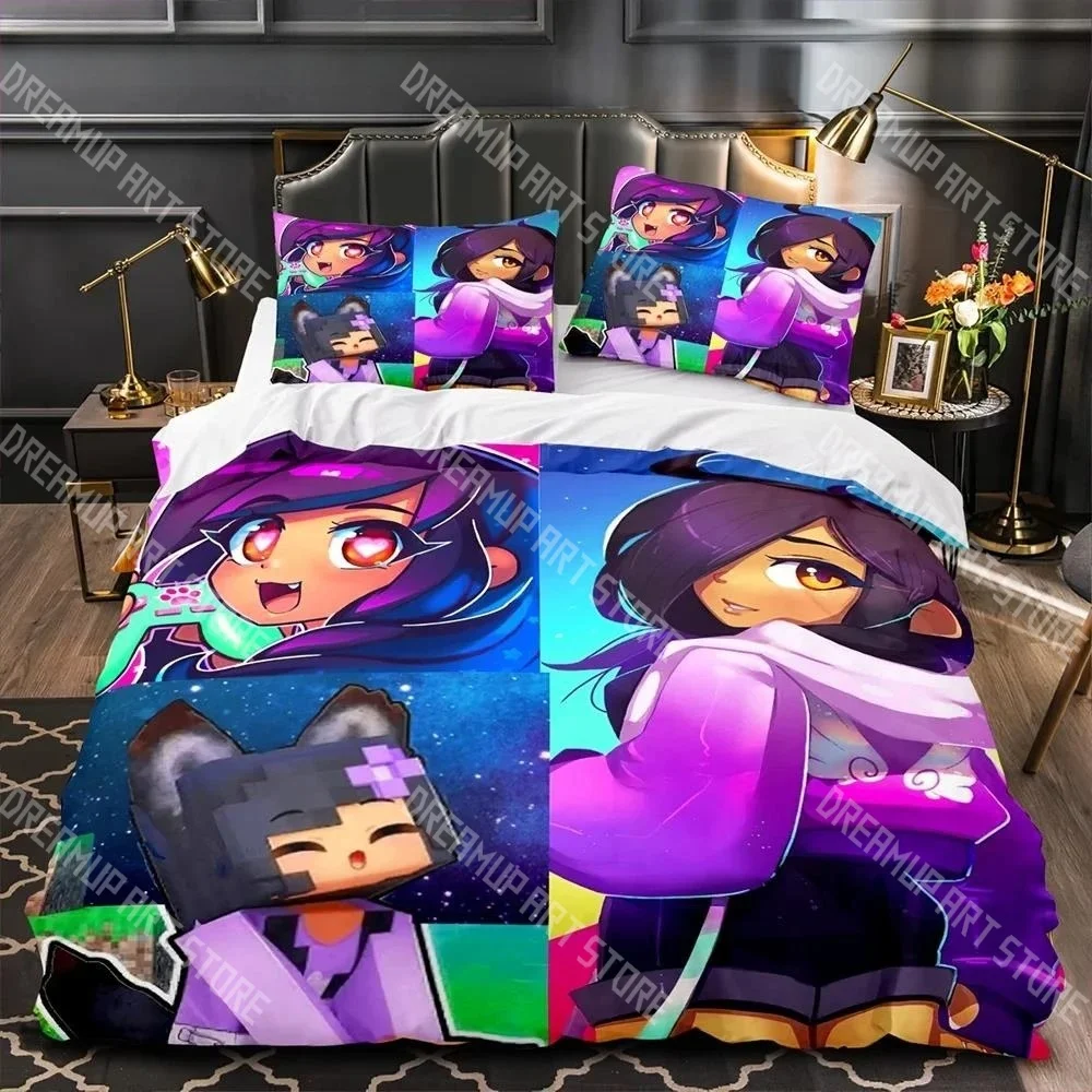 set-di-biancheria-da-letto-aphmau-con-motivi-cartoon-disponibile-in-varie-misure-per-camere-da-letto-per-bambini-set-copripiumino-e-lenzuola