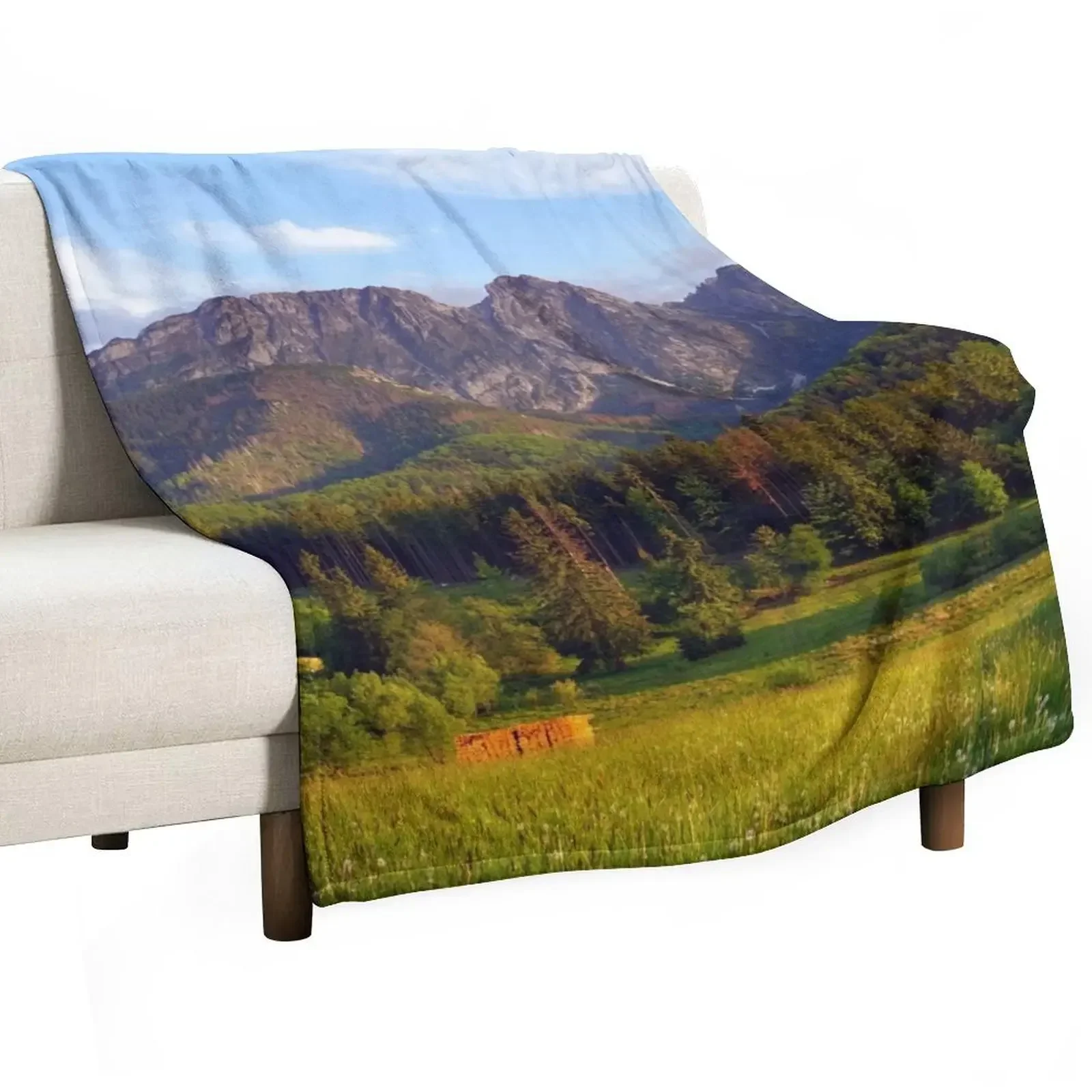 

Giewont Mountain, Poland Throw Blanket Soft Sherpa Fleece Warm Blanket for Winter