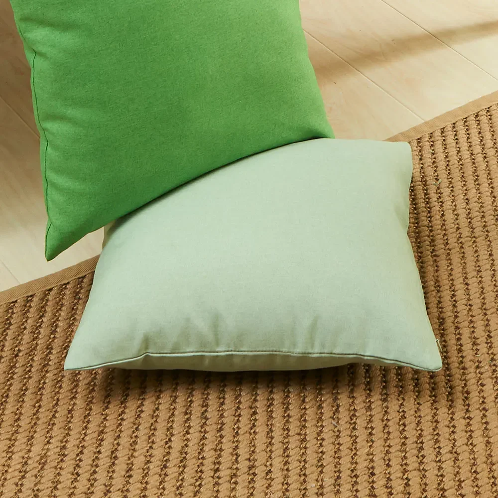 Waterproof Cushion Cover Outdoor Sofa Throw Pillow Cover Simple Soft Plain Pillowcase Home Decor Housse De Coussin Japan Style