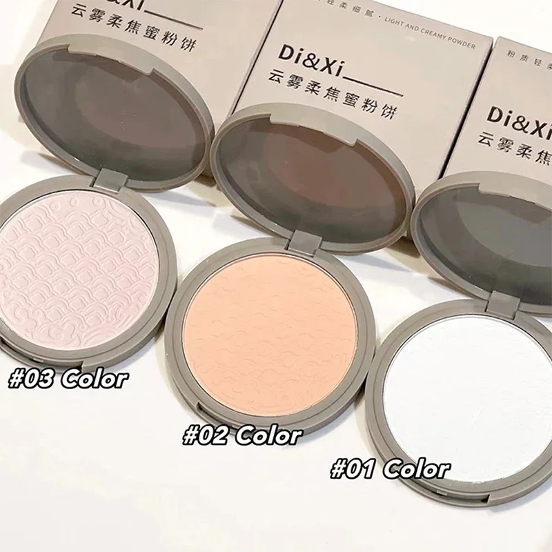 Heallor Cloud Soft Coke Pulver gelbe Haut gefälschte einfache weiße Puder Set natürlich aufhellen Concealer Make-up