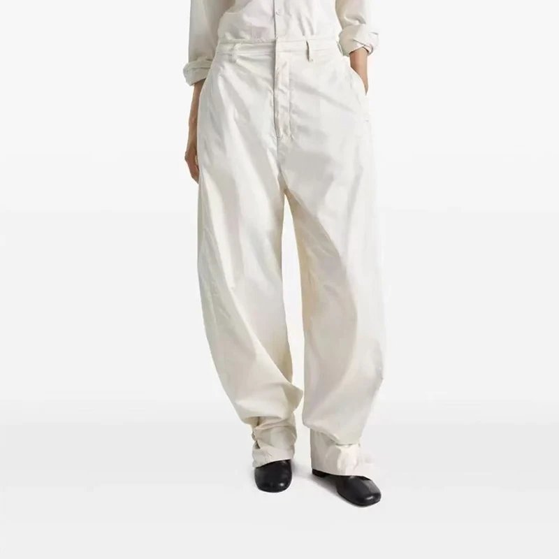 

Ladies' curved knife pants, soft and silky versatile wide leg pants, fashionable casual pants, high quality, 2025, new style
